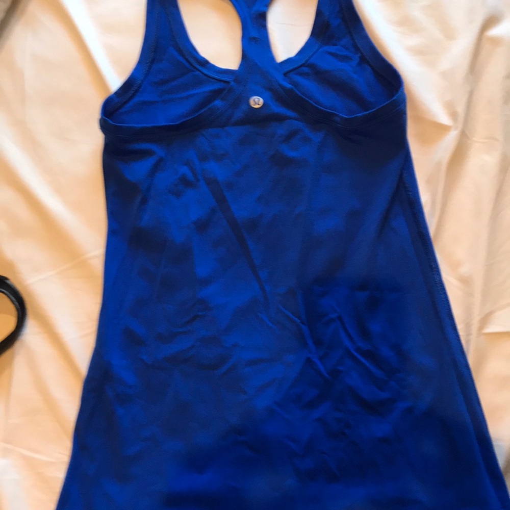 Beautiful electric blue Lululemon racer back